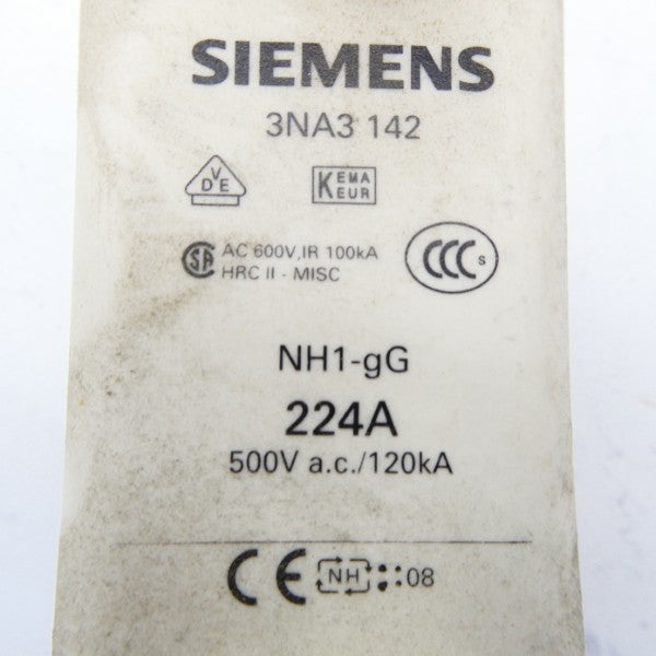 SIEMENS 3NA3142 500VAC 224A NSNP
