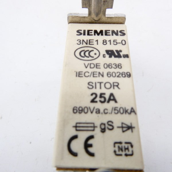 SIEMENS 3NE1815-0 690VAC 25A NSNP