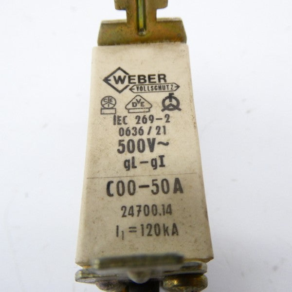 WEBER C00-50A 500V 50A NSNP