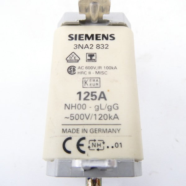 SIEMENS 3NA2832 500V 125A NSNP