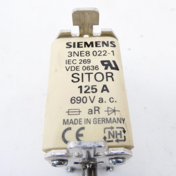 SIEMENS 3NE8022-1 690VAC 125A NSNP
