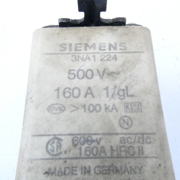 SIEMENS 3NA1224 500V 160A NSNP
