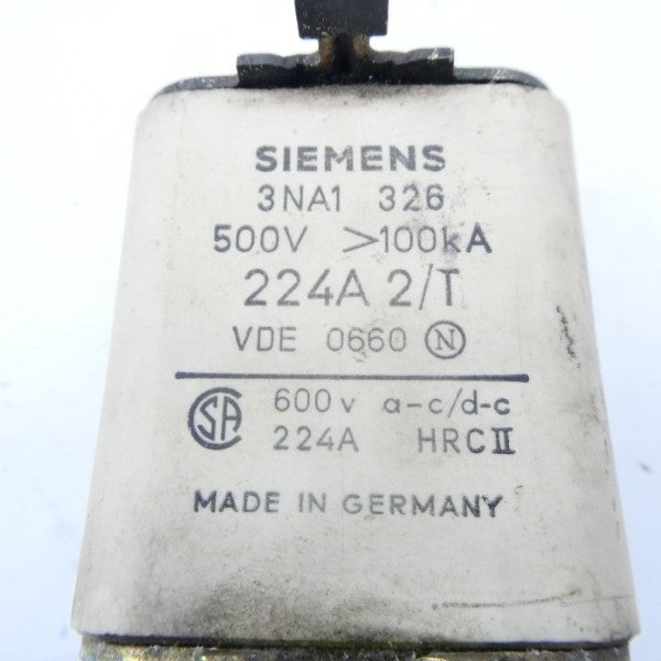SIEMENS 3NA1326 500V 224A NSNP