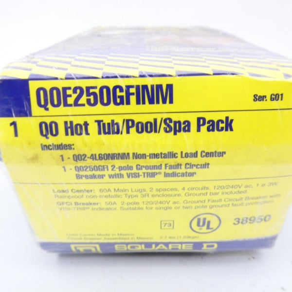 SQUARE D QOE250GFINM SER. G01 120/240VAC 60A NSMP