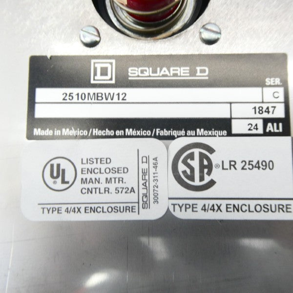 SQUARE D 2510MBW12 SER. C NSNP