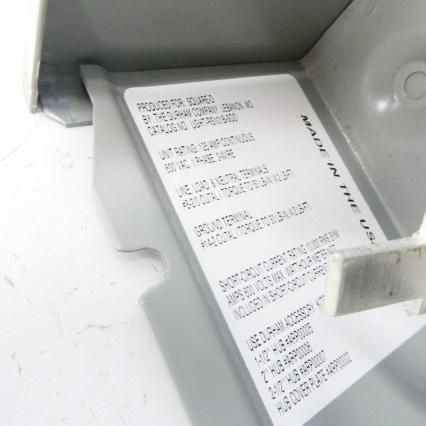 SQUARE D UGHT-RS101B-SQD 600V 125A NSNP