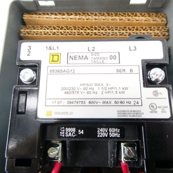 SQUARE D 8536SAG12V02S SER. B 220/240V NSNP