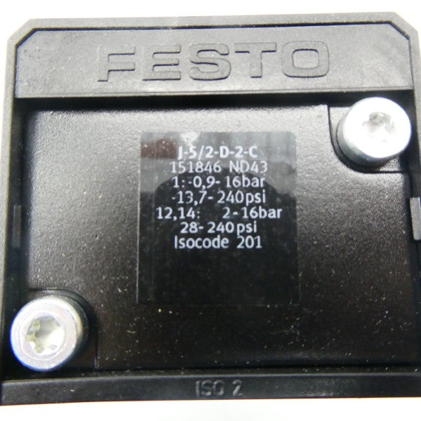 FESTO J-5/2-D-2-C 151846 28-240PSI NSMP