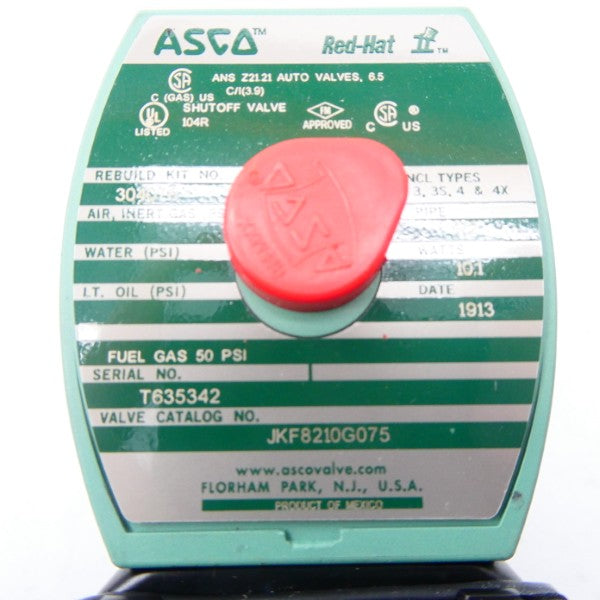 ASCO JKF8210G075 110/120V 50PSI 1/2" NSMP