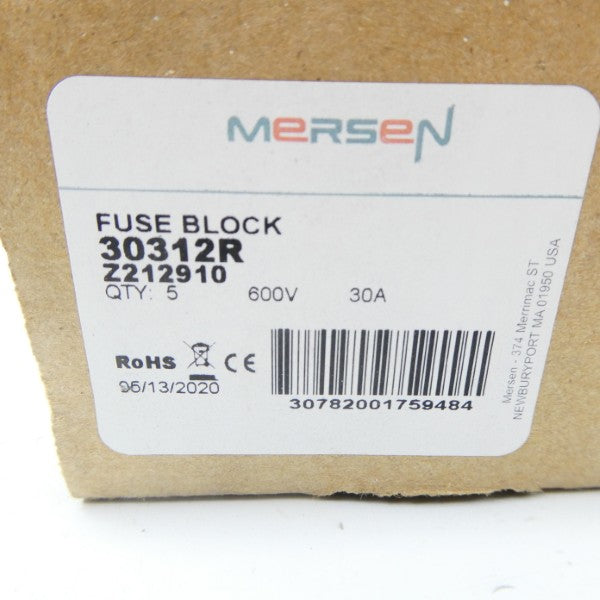 MERSEN 30312R 600V 30A (PKG OF 5) NSFS