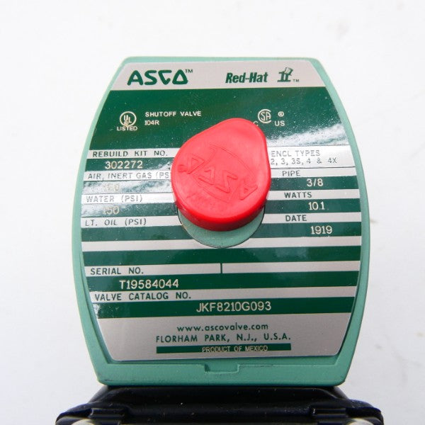 ASCO JKF8210G093 120V 150PSI 3/8" NSMP
