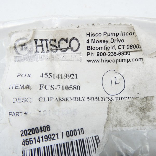 HISCO FCS-710580 (PKG OF 12) NSMP