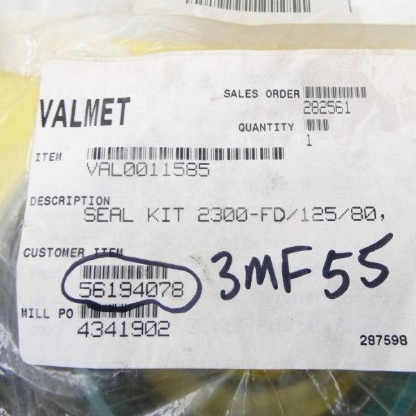 VALMET VAL0011585 NSMP