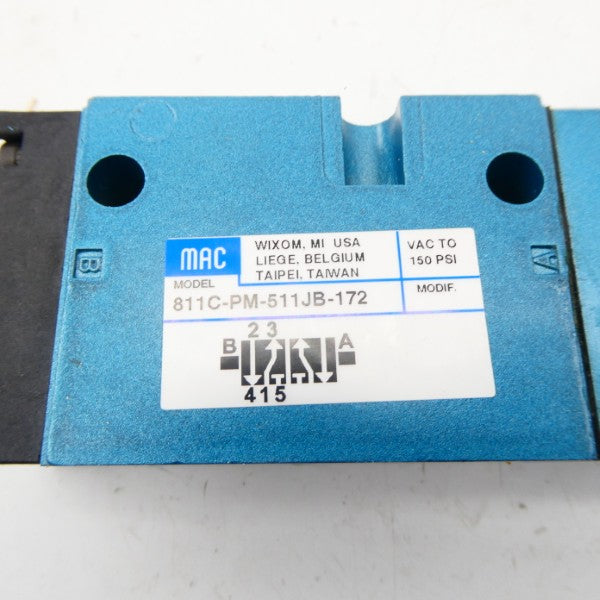 MAC 811C-PM-511JB-172 24VDC 150PSI NSMP