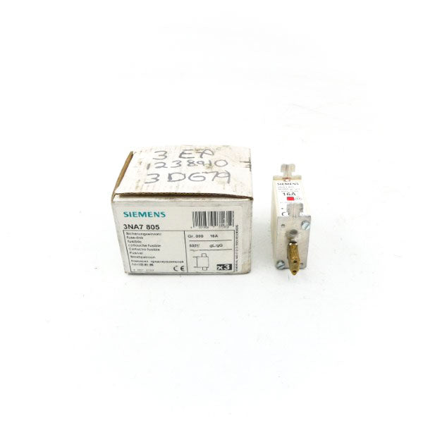 SIEMENS 3NA7805 500V 16A (PKG OF 3) NSMP