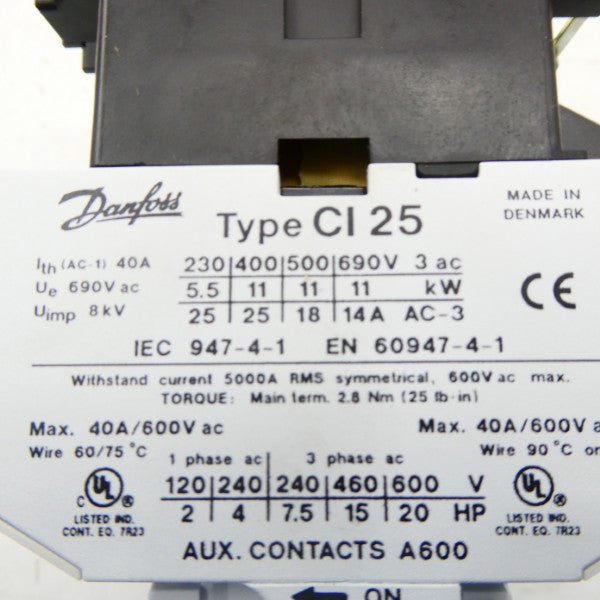DANFOSS CI25 110V 40A NSNP