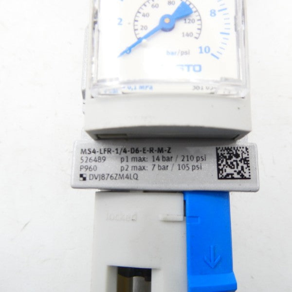 FESTO MS4-LFR-1/4-D6-E-R-M-Z 526489 210PSI NSMP