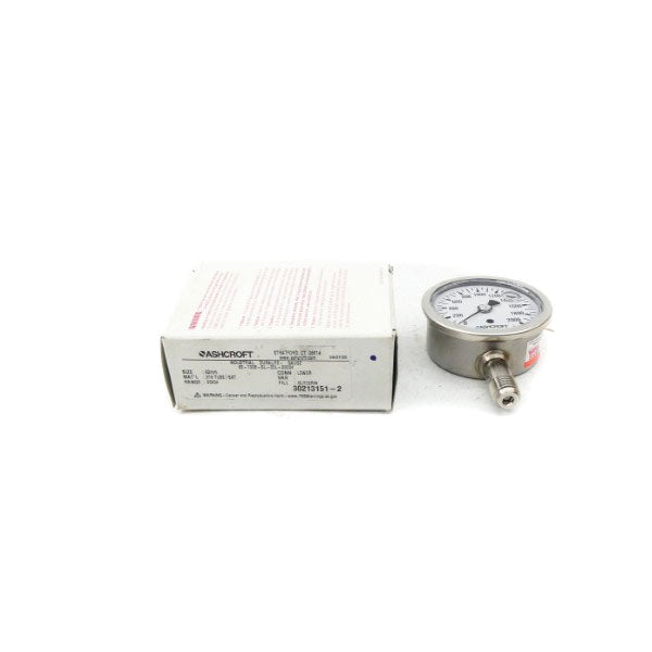 ASHCROFT 63-1008-SL-02L-2000# 2000PSI 63MM NSMP