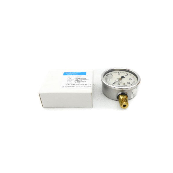ASHCROFT 631008AL02L30# 30PSI 63MM NSMP