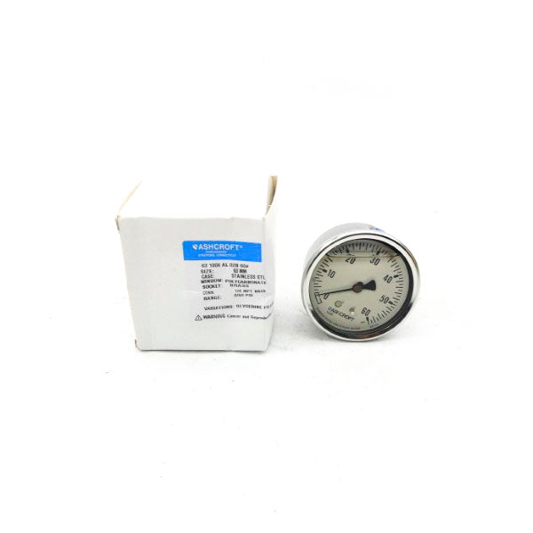 ASHCROFT 631008AL02B60# 60PSI 63MM NSMP
