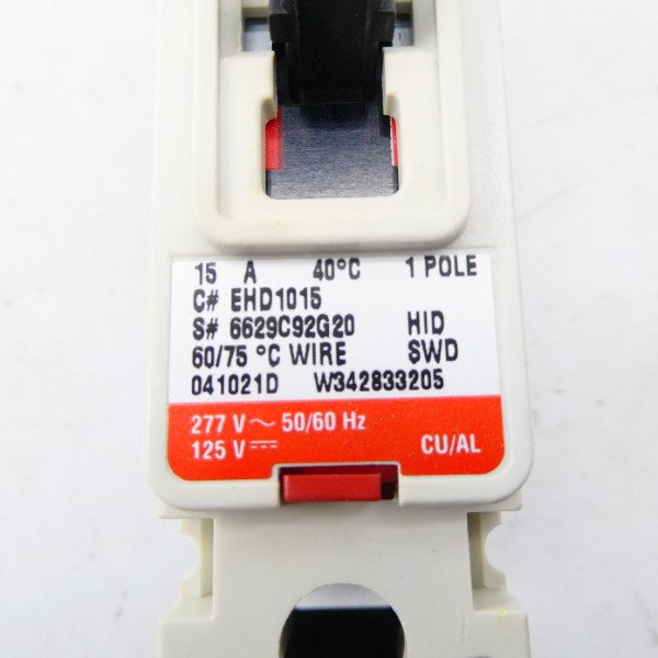 CUTLER HAMMER EHD1015 SER. C 277VAC 15A NSMP