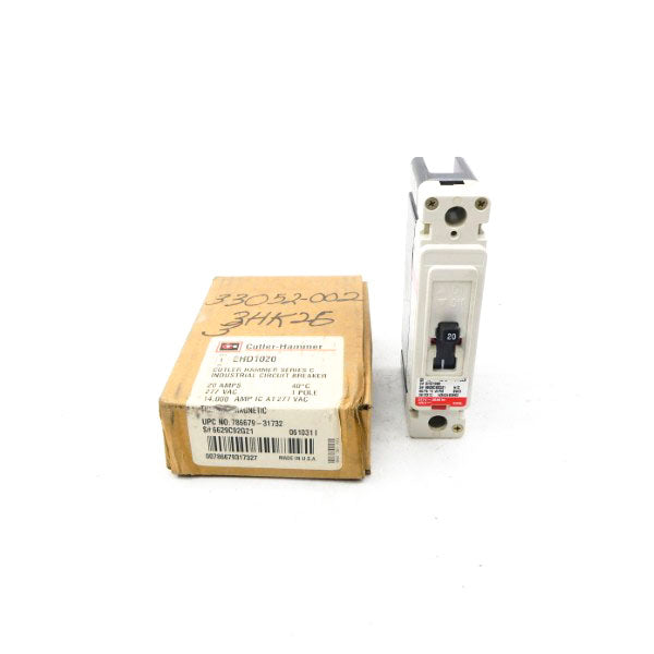 CUTLER HAMMER EHD1020 SER. C 277VAC 20A NSMP
