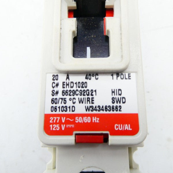 CUTLER HAMMER EHD1020 SER. C 277VAC 20A NSMP