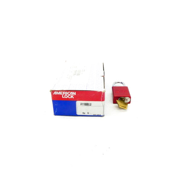 AMERICAN LOCK A1106BLU (PKG OF 6) NSMP