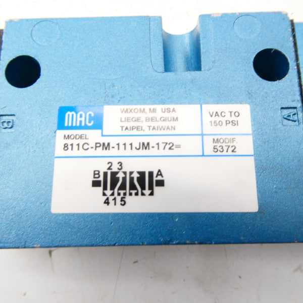 MAC 811C-PM-111JM-172 110/120V 150PSI NSMP