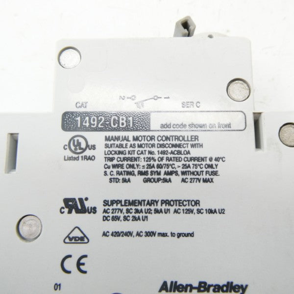 ALLEN BRADLEY 1492-CB1G300 SER. C 277VAC 30A NSMP