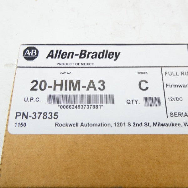 ALLEN BRADLEY 20-HIM-A3 SER. C F/W 6.001 12VDC NSFS