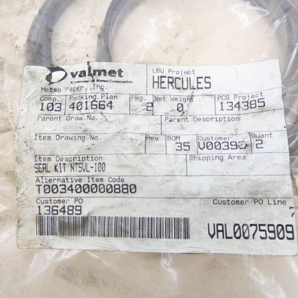 VALMET NTSVL-100 NSMP
