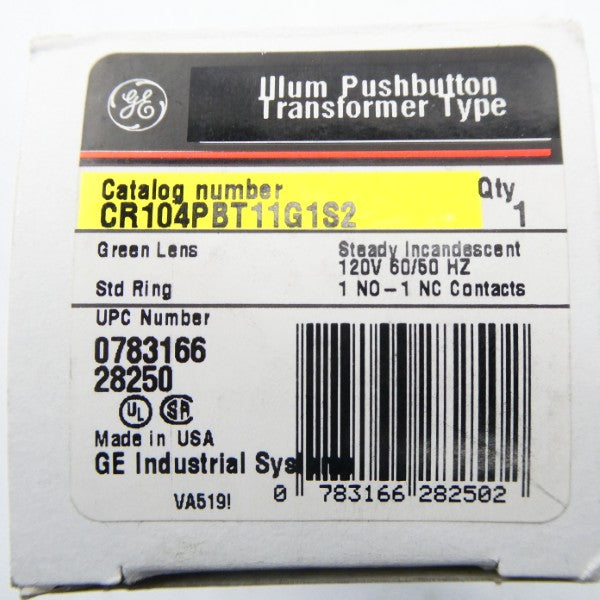 GENERAL ELECTRIC CR104PBT11G1S2 120V NSMP