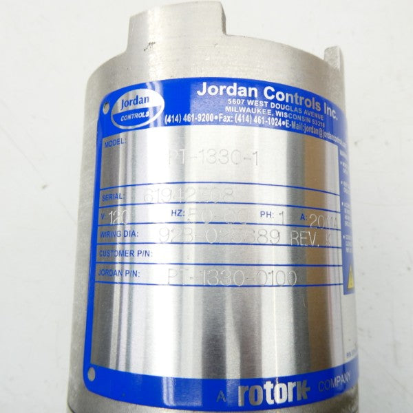 JORDAN CONTROLS PT-1330-1 120V 20A REV. K NSNP