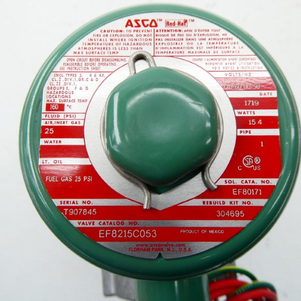 ASCO EF8215C053 110/120V 25PSI 1" NSNP