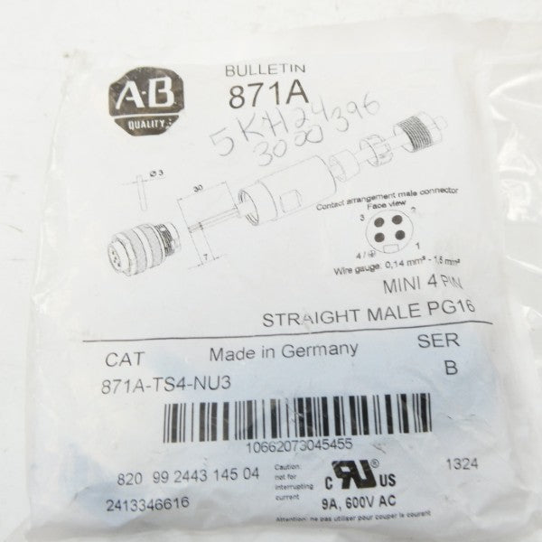 ALLEN BRADLEY 871A-TS4-NU3 SER. B NSMP