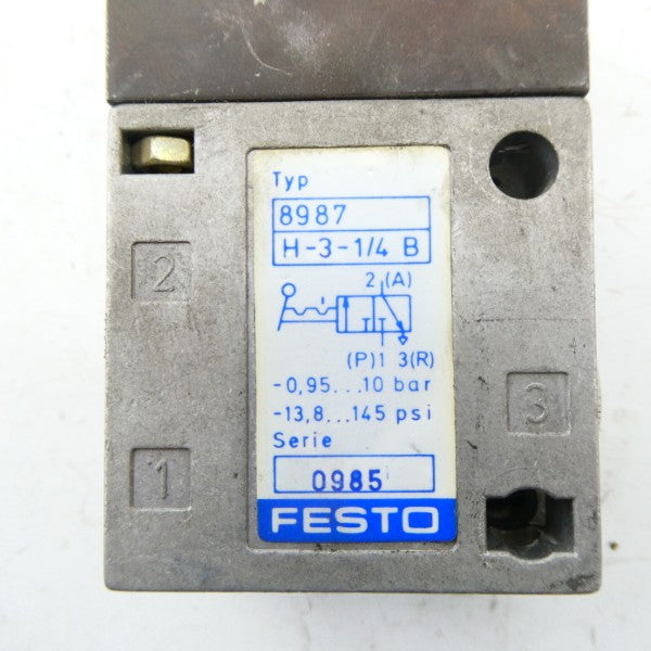 FESTO H-3-1/4B 8987 -13.8-145PSI NSNP