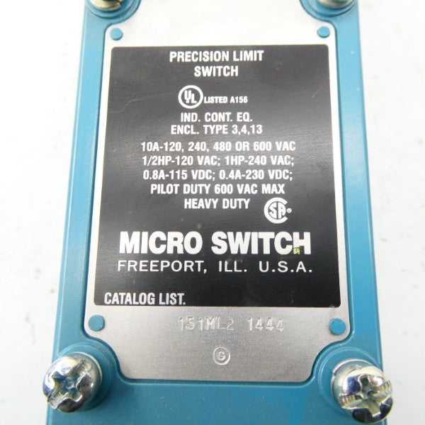 MICRO SWITCH 151ML2 600VAC 10A NSNP