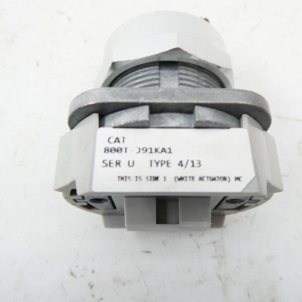 ALLEN BRADLEY 800T-J91KA1 SER. U (WH) NSMP