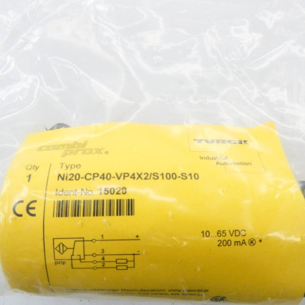 TURCK NI20-CP40-VP4X2/S100-S10 15020 10-65VDC NSMP