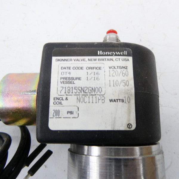 HONEYWELL 71315SN2GN00N0C111P3 110/120V 200PSI NSNP