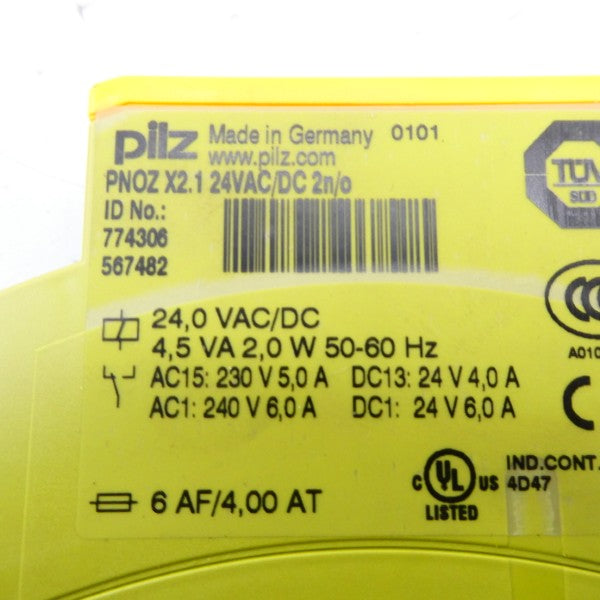 PILZ PNOZX2.124VAC/DC2N/O 774306 24VAC/DC NSNP