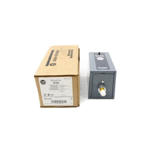 ALLEN BRADLEY 836-A4A SER. A 125-250V 16-375PSI (BR/WH) NSMP