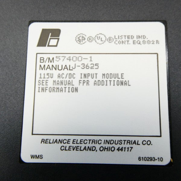 RELIANCE ELECTRIC 57400-1 115VAC/DC NSNP