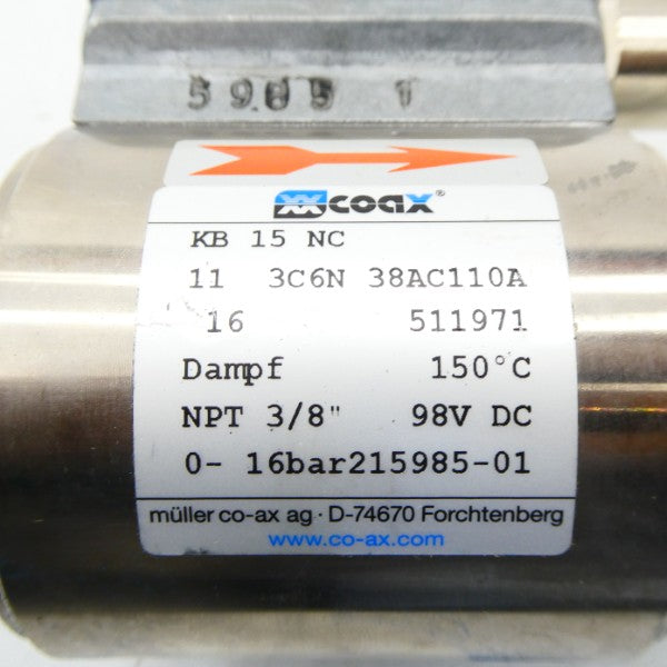 COAX KB15NC113C6N38AC110A 98VDC NSNP