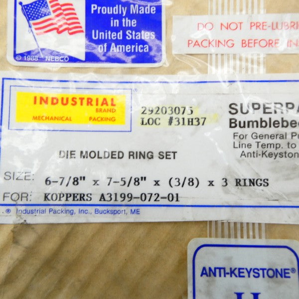 INDUSTRIAL PACKING 29203075 (PKG OF 3) NSMP