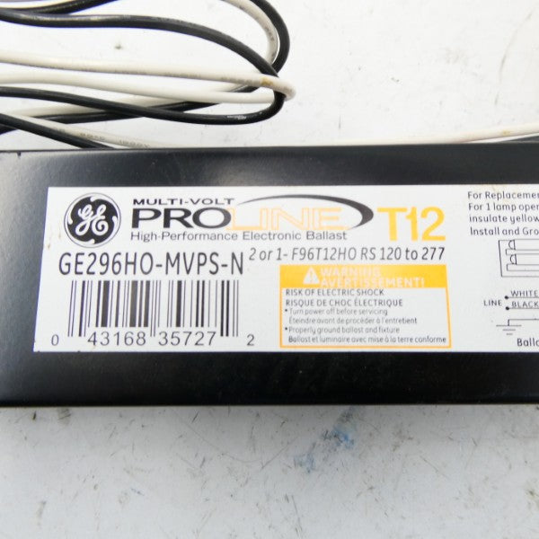 GENERAL ELECTRIC GE296HO-MVPS-N NSNP