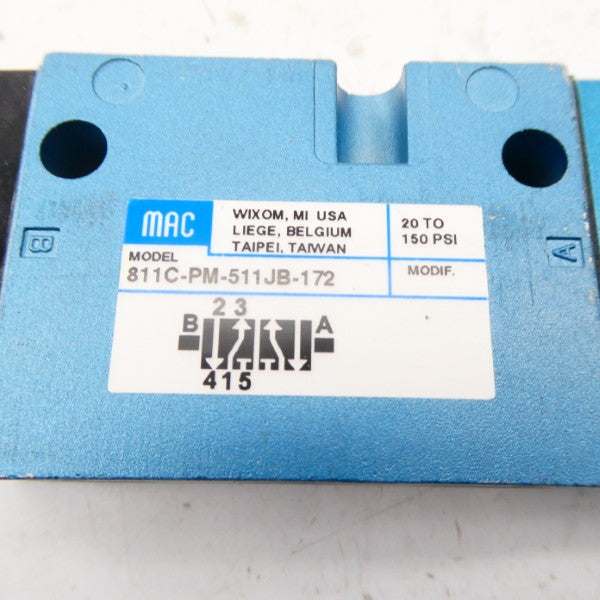 MAC 811C-PM-511JB-172 24VDC 20-150PSI NSMP