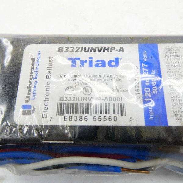 UNIVERSAL LIGHTING TECHNOLOGIES B332IUNVHP-A NSNP