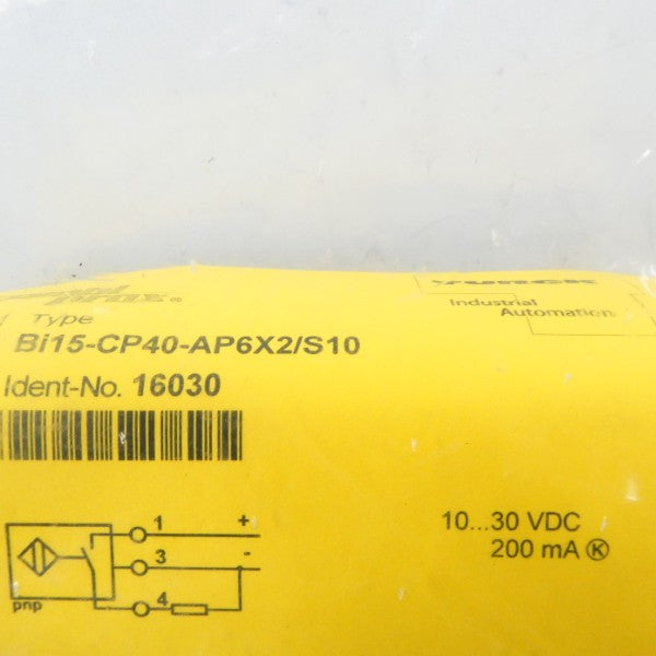 TURCK BI15-CP40-AP6X2/S10 16030 10-30VDC NSMP